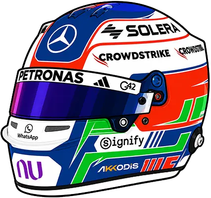 Kimi Antonelli helmet - Turn1 driver collection