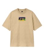 Ayrton Senna McLaren Legacy F1 Unisex Oversized T-shirt Beige Front View | Turn1 India