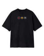 
F1 Turn1 India Black oversized unisex tshirt - fan graphic of F1 quote "Box Box" featuring Ferrari pitstop
Front print of 3 tyre compounds in Formula 1 cars - small, medium, hard