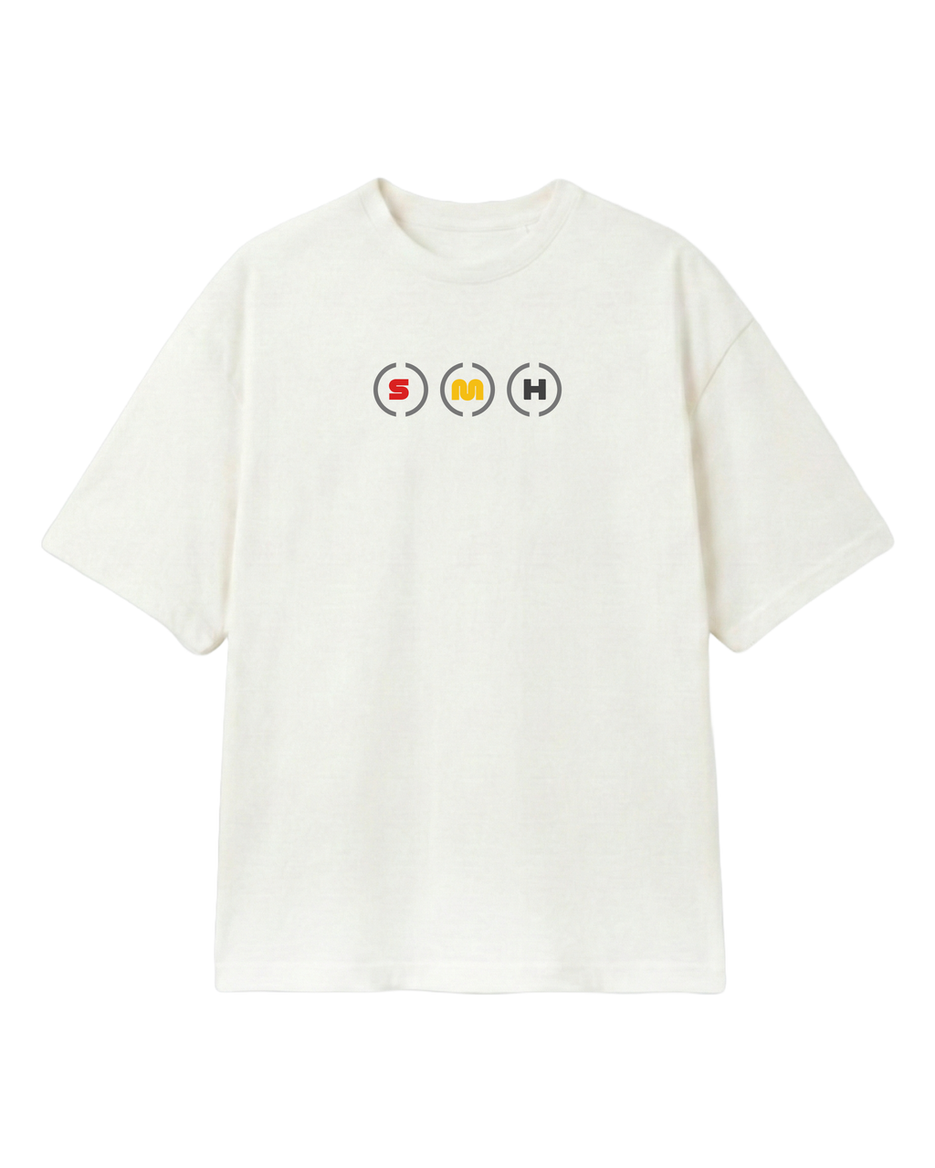
F1 Turn1 India Off White oversized unisex tshirt - fan graphic of F1 quote "Box Box" featuring Ferrari pitstop
Front print of 3 tyre compounds in Formula 1 cars - small, medium, hard