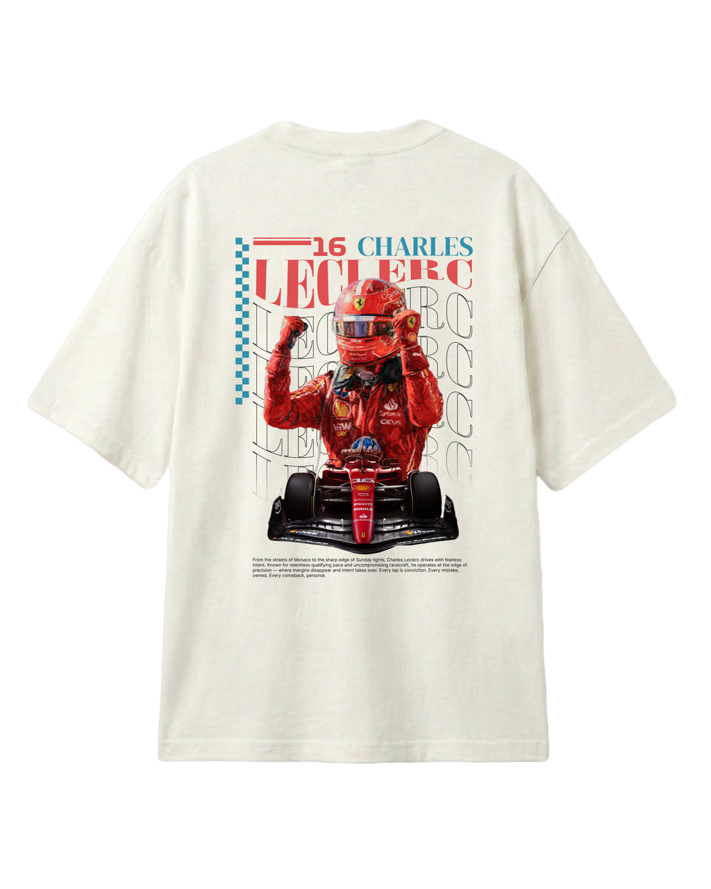 Charles Leclerc Plan C Oversized Unisex Tee