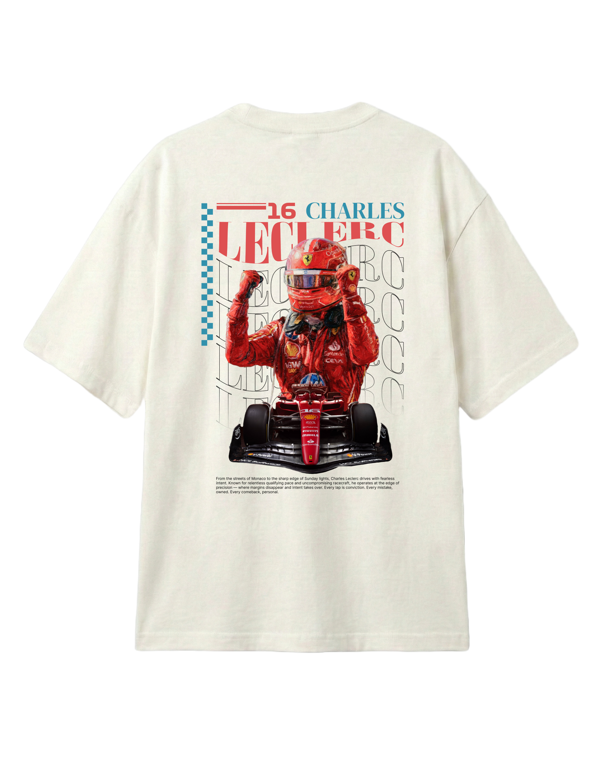 Charles Leclerc Plan C Oversized Unisex Tee