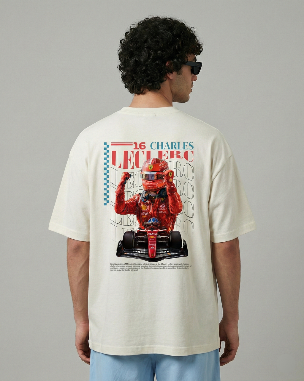 Charles Leclerc Plan C Oversized Unisex Tee
