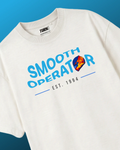 Carlos Sainz, Williams F1 Racing Driver - Smooth Operator F1 Unisex Oversized T-shirt Off-White Front View | Turn1 India