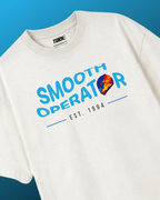Carlos Sainz, Williams F1 Racing Driver - Smooth Operator F1 Unisex Oversized T-shirt Off-White Front View | Turn1 India