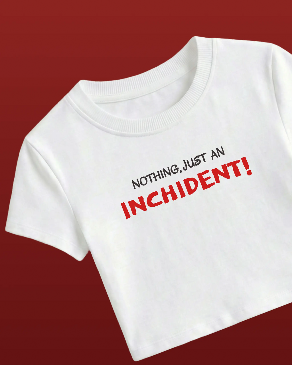 Charles Leclerc Just An Inchident F1 Crop Top