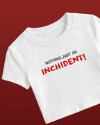 Charles Leclerc Just An Inchident F1 Crop Top