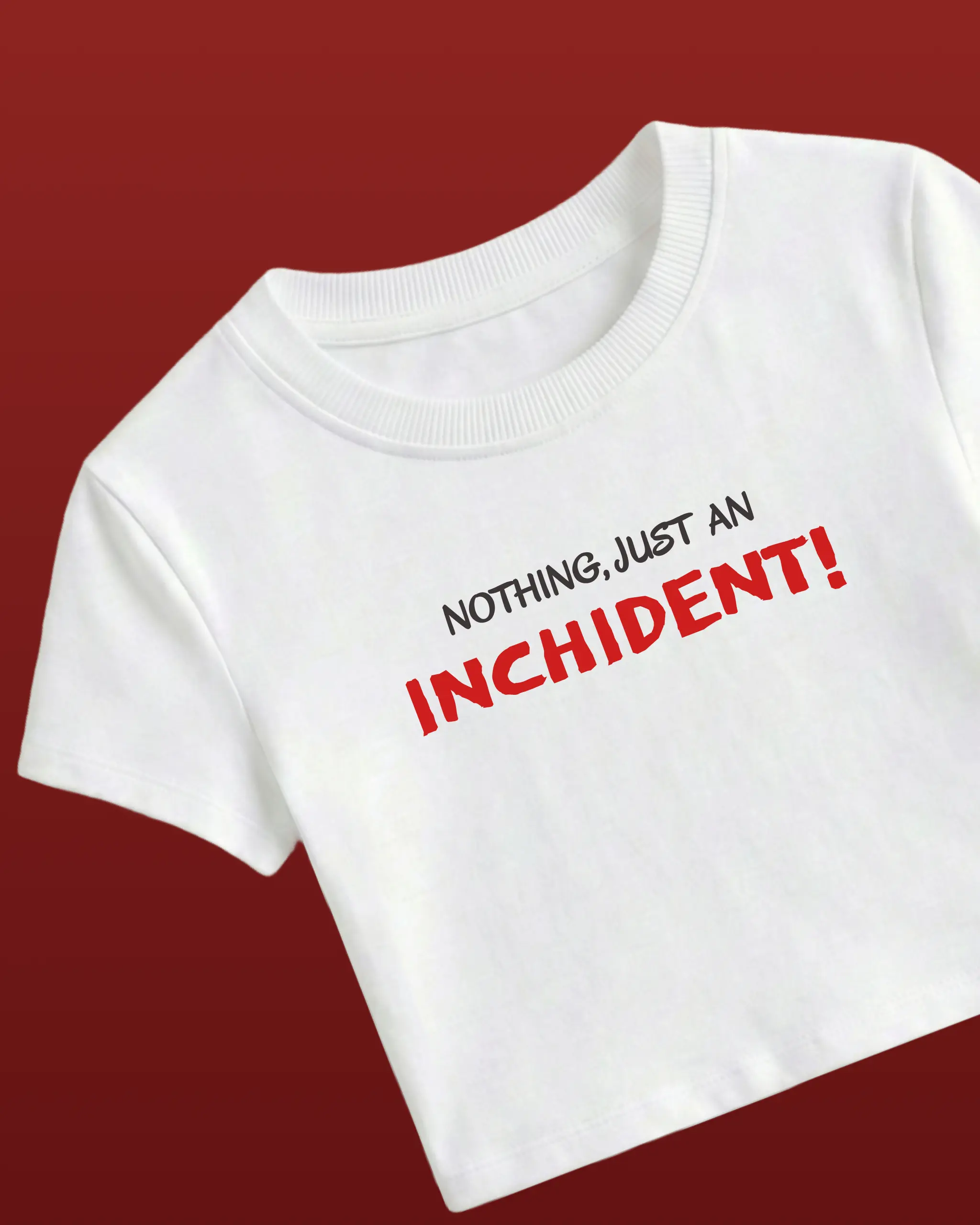 Charles Leclerc Just An Inchident F1 Crop Top