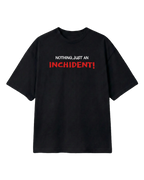 Charles Leclerc Just an Inchident F1 Unisex Oversized T-shirt Black Front View | Turn1 India