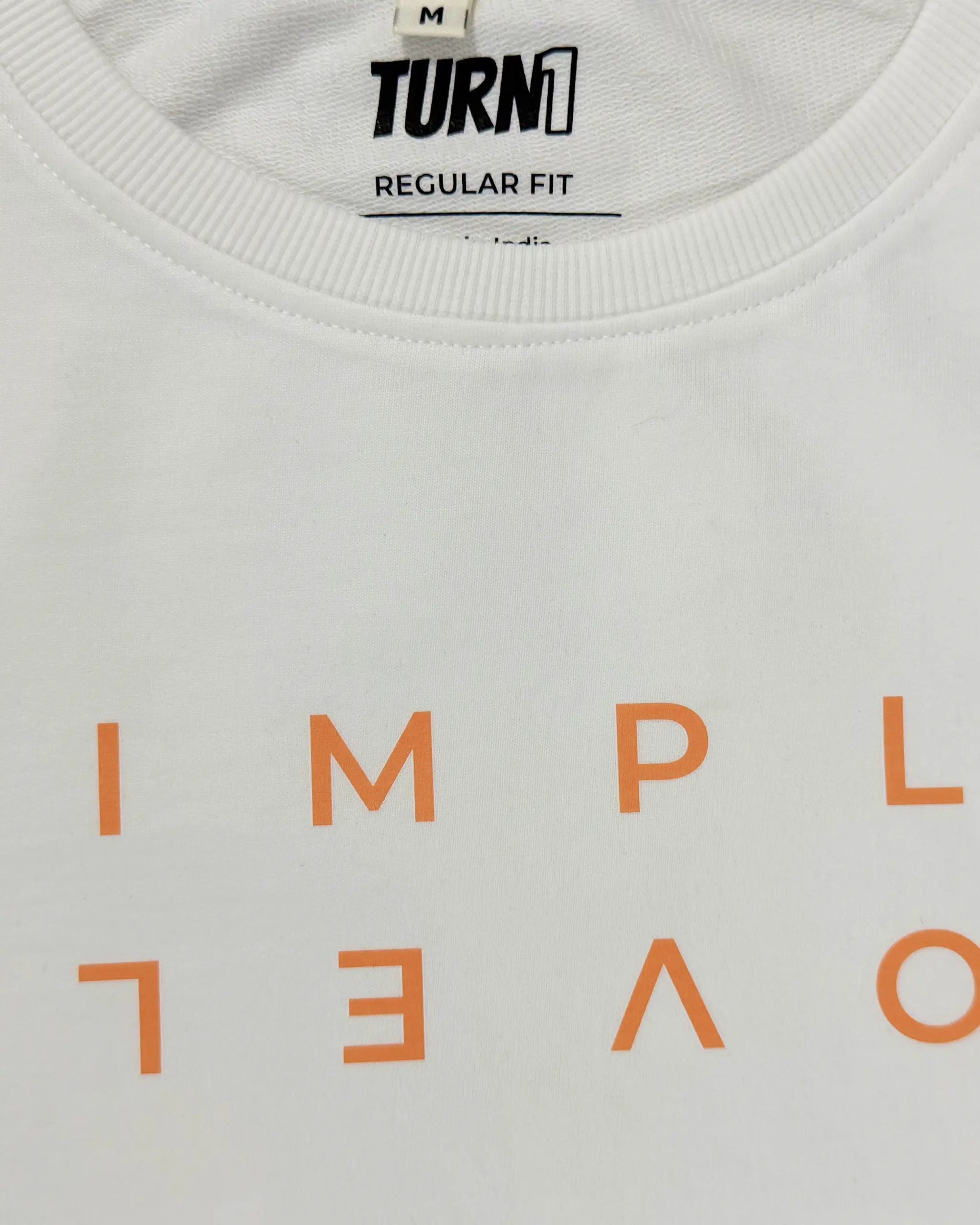 Close-up Image of Fabric and Print | Max Verstappen Simply Lovely Women Crop Top White | Turn1 India