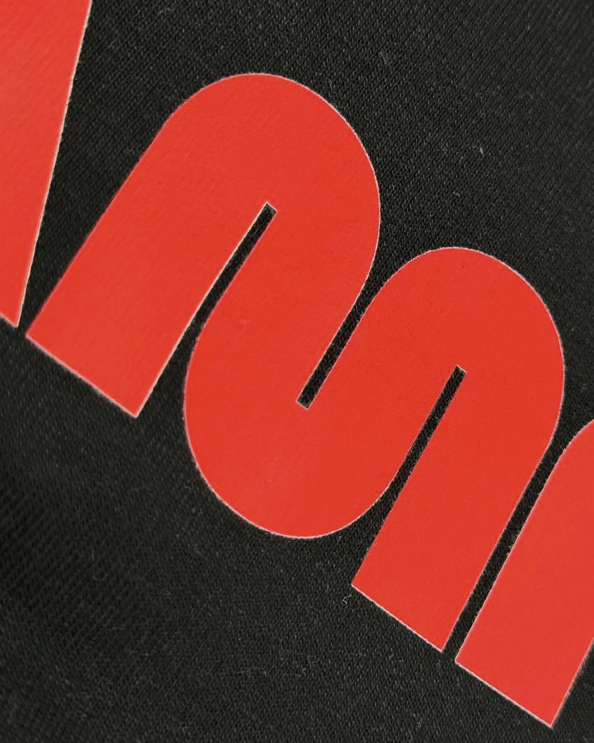 Close-up image of fabric and print - Lewis Hamilton It's Hammertime F1 Unisex Oversized T-shirt Black | Turn1 India