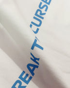 Close-up image of Fabric and Print  Charles Leclerc Monaco Edition F1 Unisex Oversized T-shirt Off-White | Turn1 India