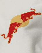 Close-up of Fabric and Print | Max Verstappen Redbull Formula 1 World Champion Unisex Oversized F1 T-shirt Off-White | Formula 1 Tshirt | Turn1 India
