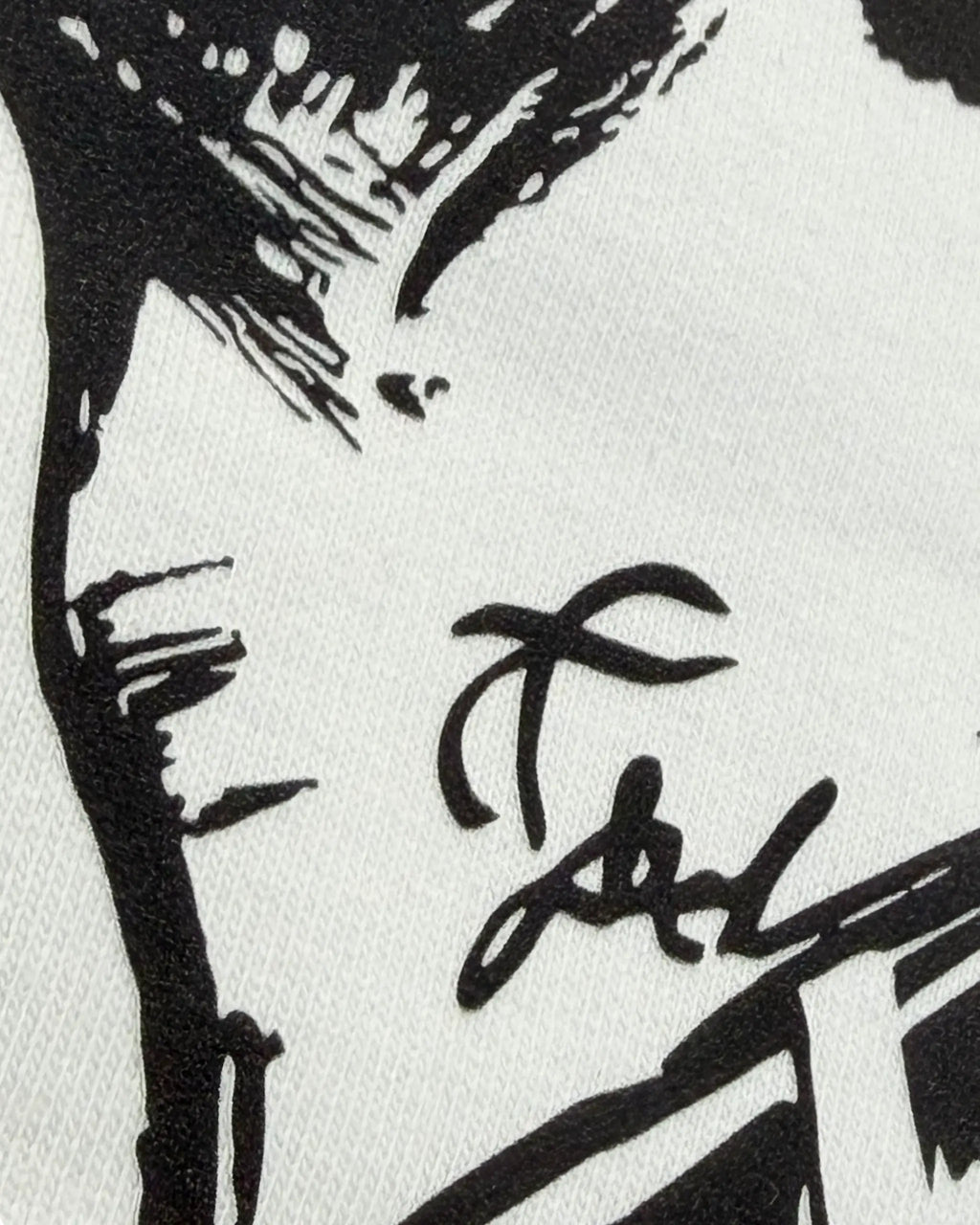 Closeup view of Lewis Hamilton Remember Who You Are Quote F1 Unisex Oversized T-shirt Off-White | Turn1 India