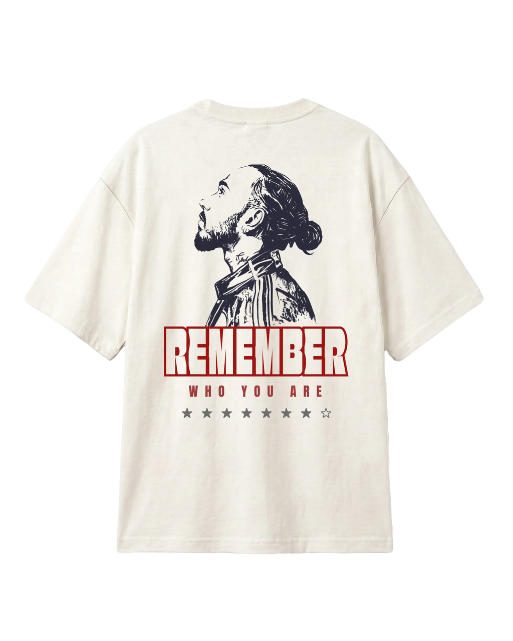 F1 Unisex Oversized T-shirt Off-White Back View | Turn1 India