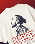Lewis Hamilton Motivation F1 Unisex Oversized T-shirt Off-White Front View | Turn1 India