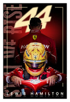 Lewis Hamilton Ferrari F1 Poster
