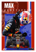 Max Verstappen Red Bull F1 Poster
