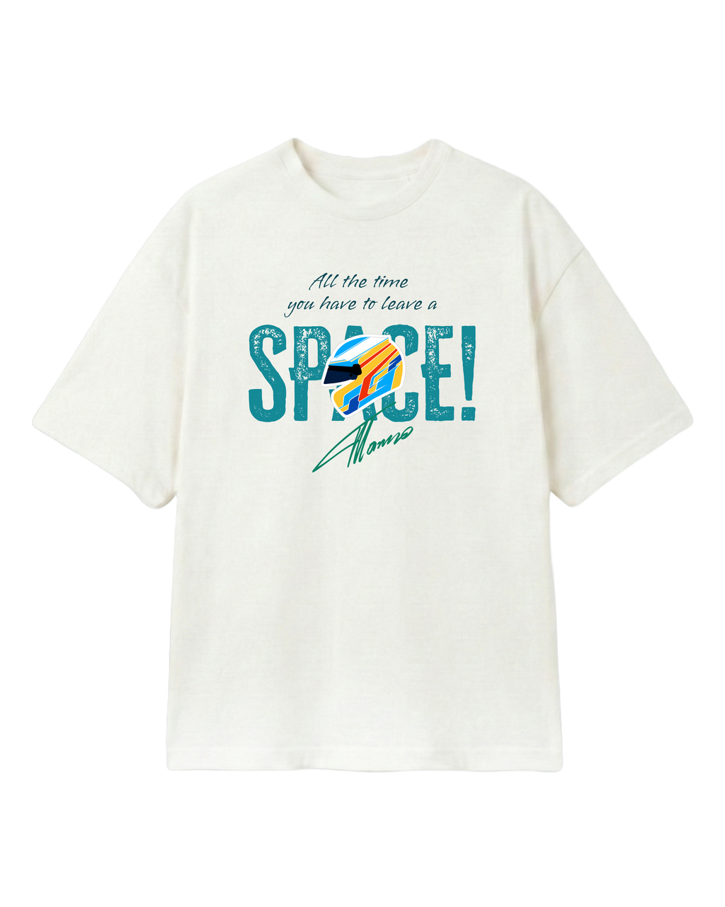 Fernando Alonso Leave a Space Unisex Tee