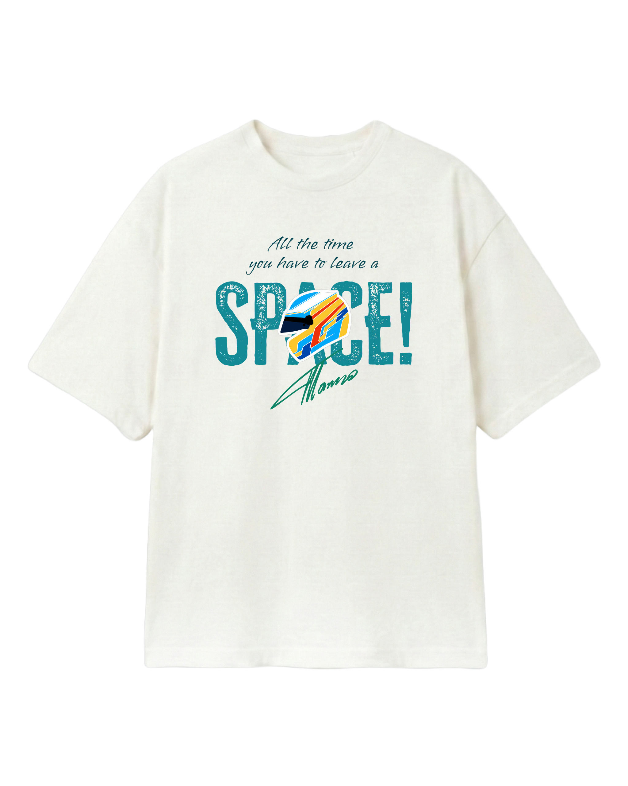 Fernando Alonso Leave a Space Unisex Tee