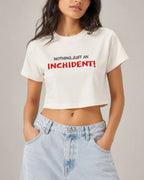 Charles Leclerc Just An Inchident F1 Crop Top