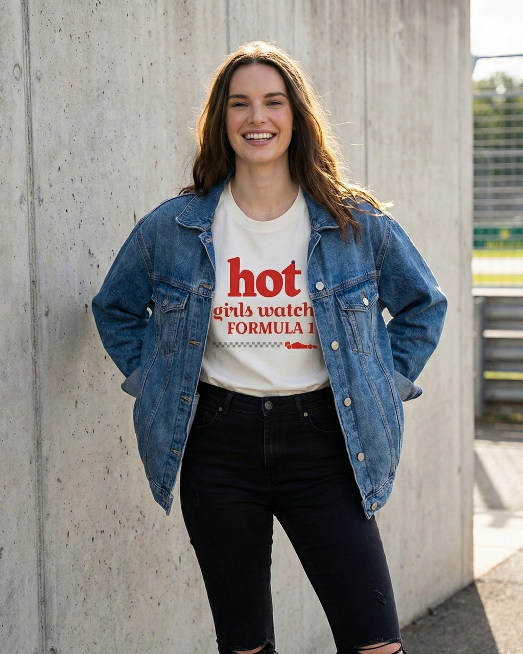 Hot Girl F1 Oversized Tee