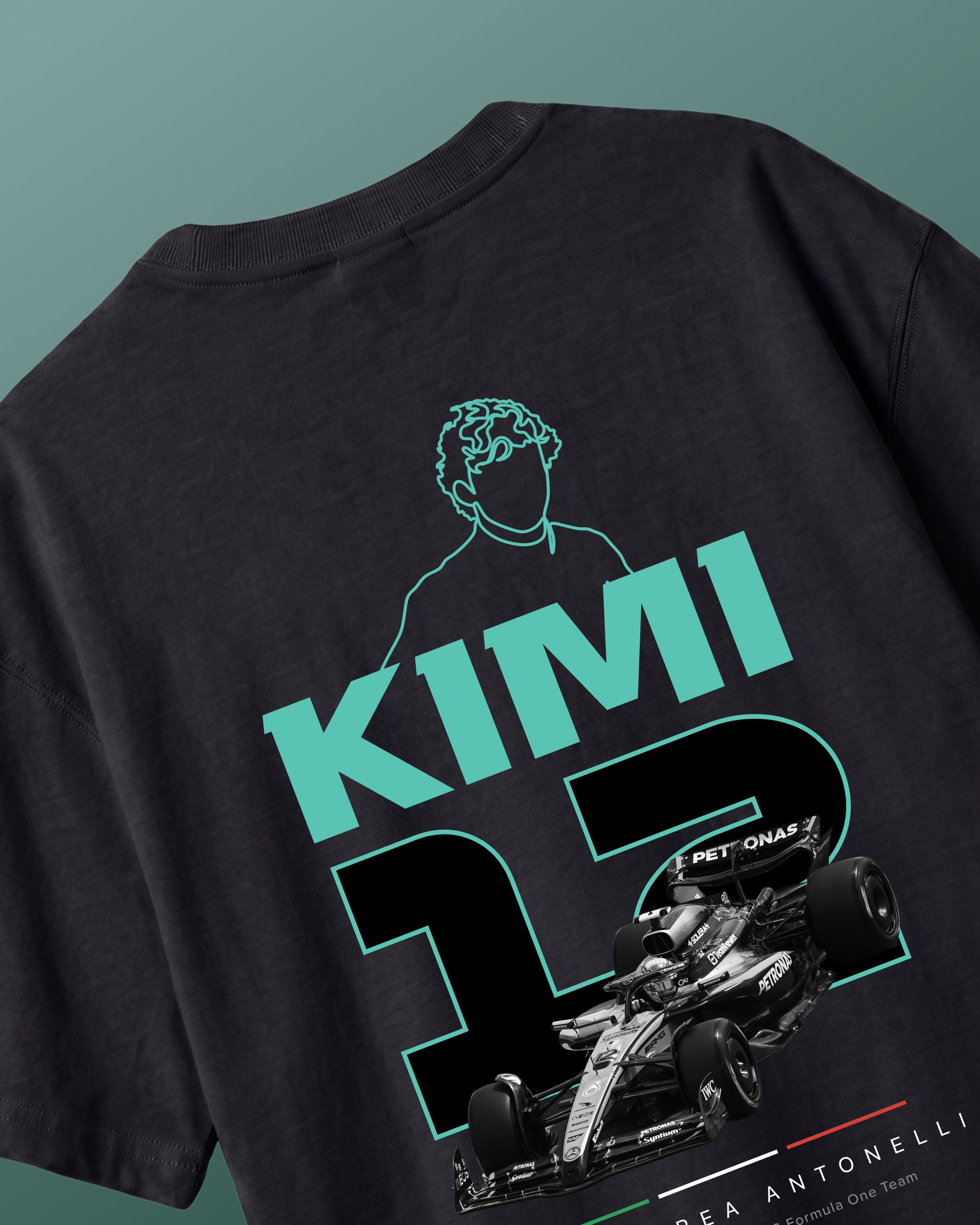 Kimi Antonelli Mercedes F1 Unisex Tee