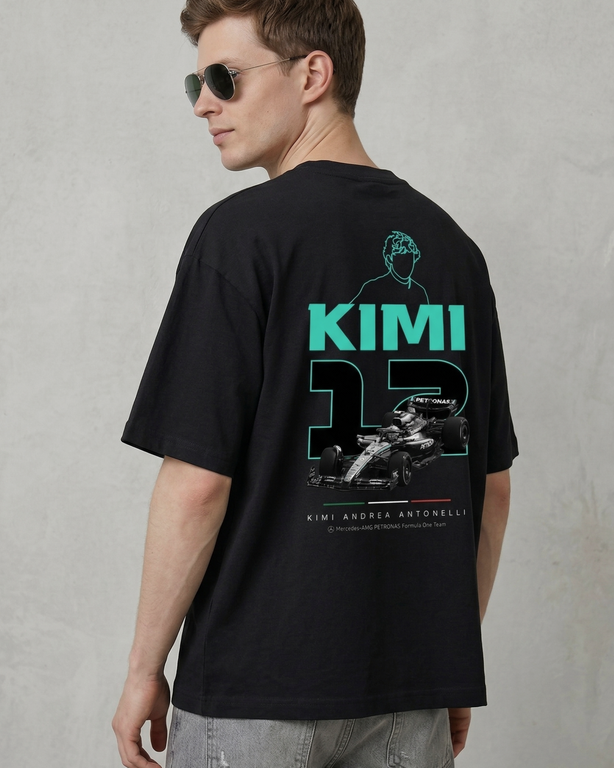 Kimi Antonelli Mercedes F1 Unisex Tee
