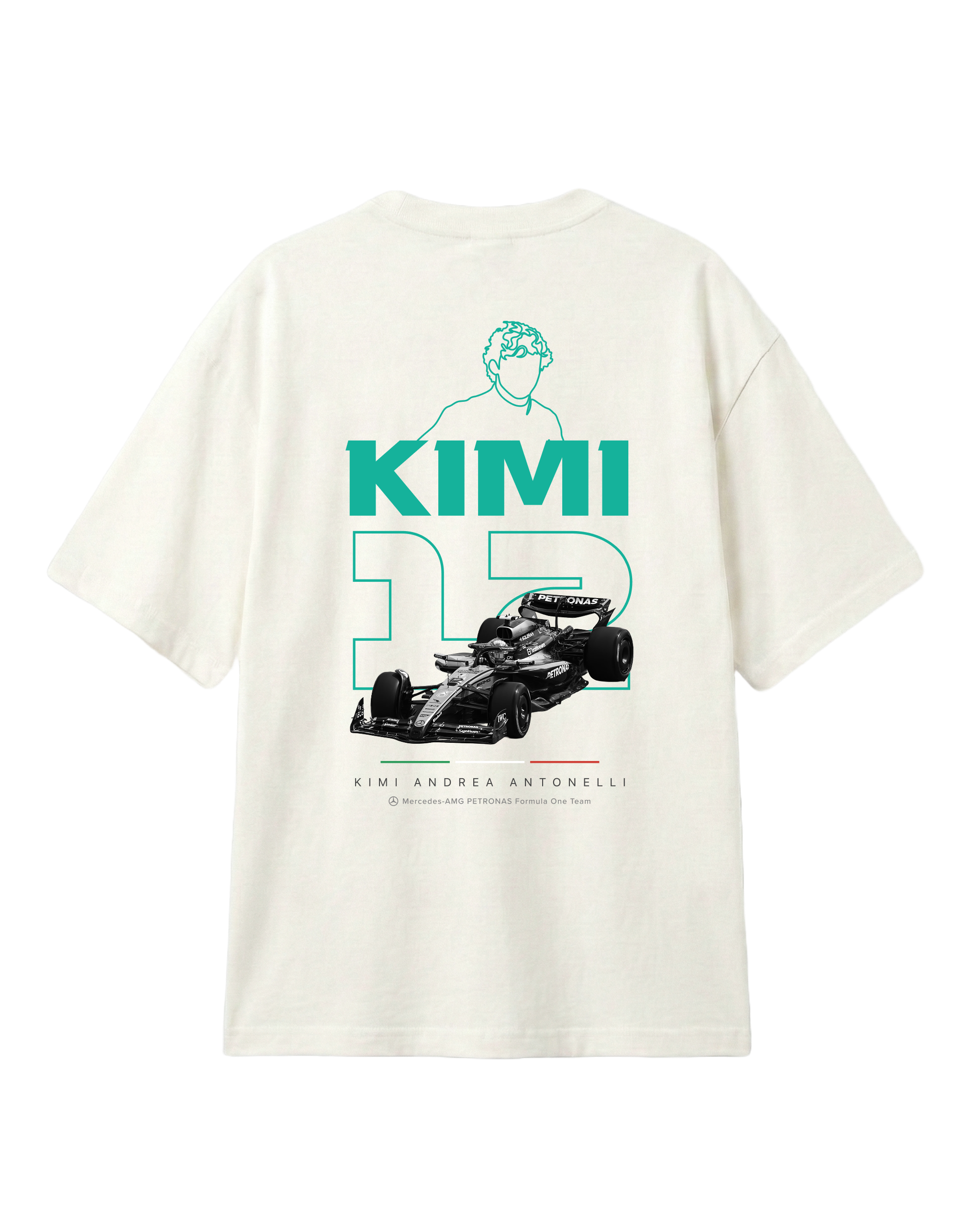 Kimi Antonelli Mercedes F1 Unisex Tee