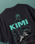 Kimi Antonelli F1 Unisex Oversized T-shirt Black Back View | Turn1 India
