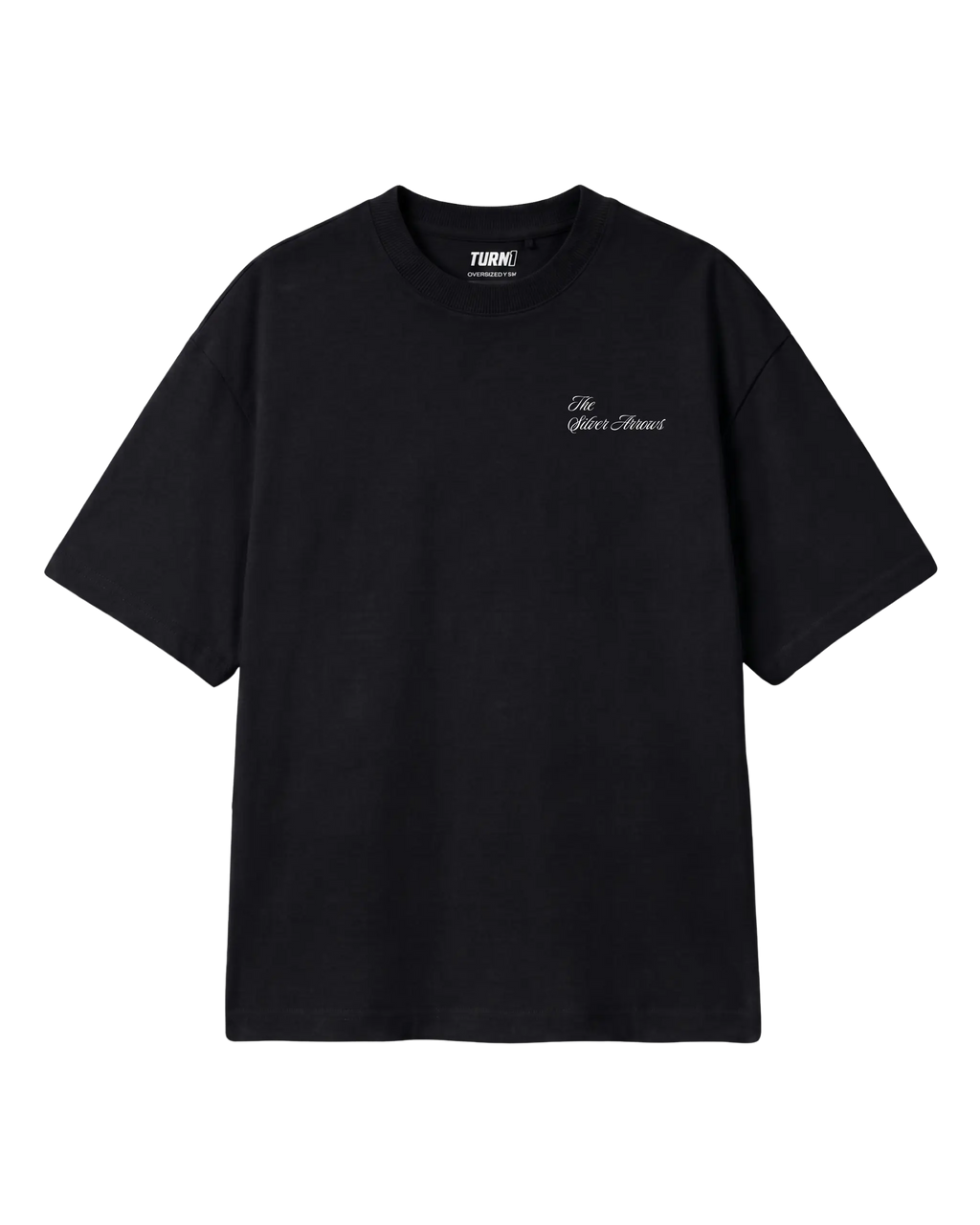 Kimi Antonelli F1 Unisex Oversized T-shirt Black Front View | Turn1 India