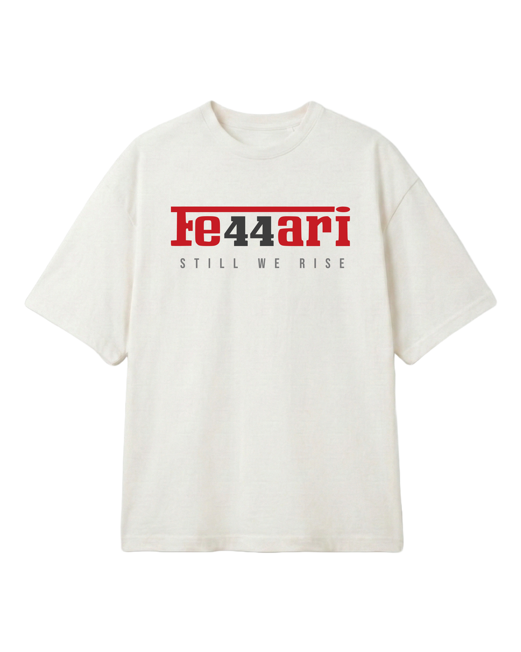 Lewis Hamilton Ferrari 44 Unisex Oversized T-shirt