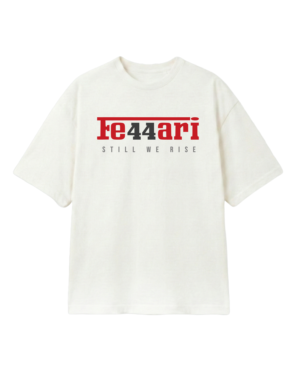 Lewis Hamilton Ferrari 44 Unisex Oversized T-shirt