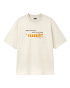 Lando Norris McLaren Talent Quote F1 Graphic T-shirt Off-White Front View | Turn1 India