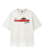 Lewis Hamilton It's Hammertime F1 Unisex Oversized T-shirt Off-White Front View | Turn1 India