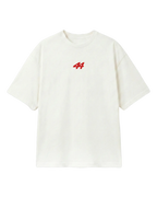 Lewis Hamilton Remember Who You Are Quote F1 Unisex Oversized T-shirt Off-White Front View | Turn1 India