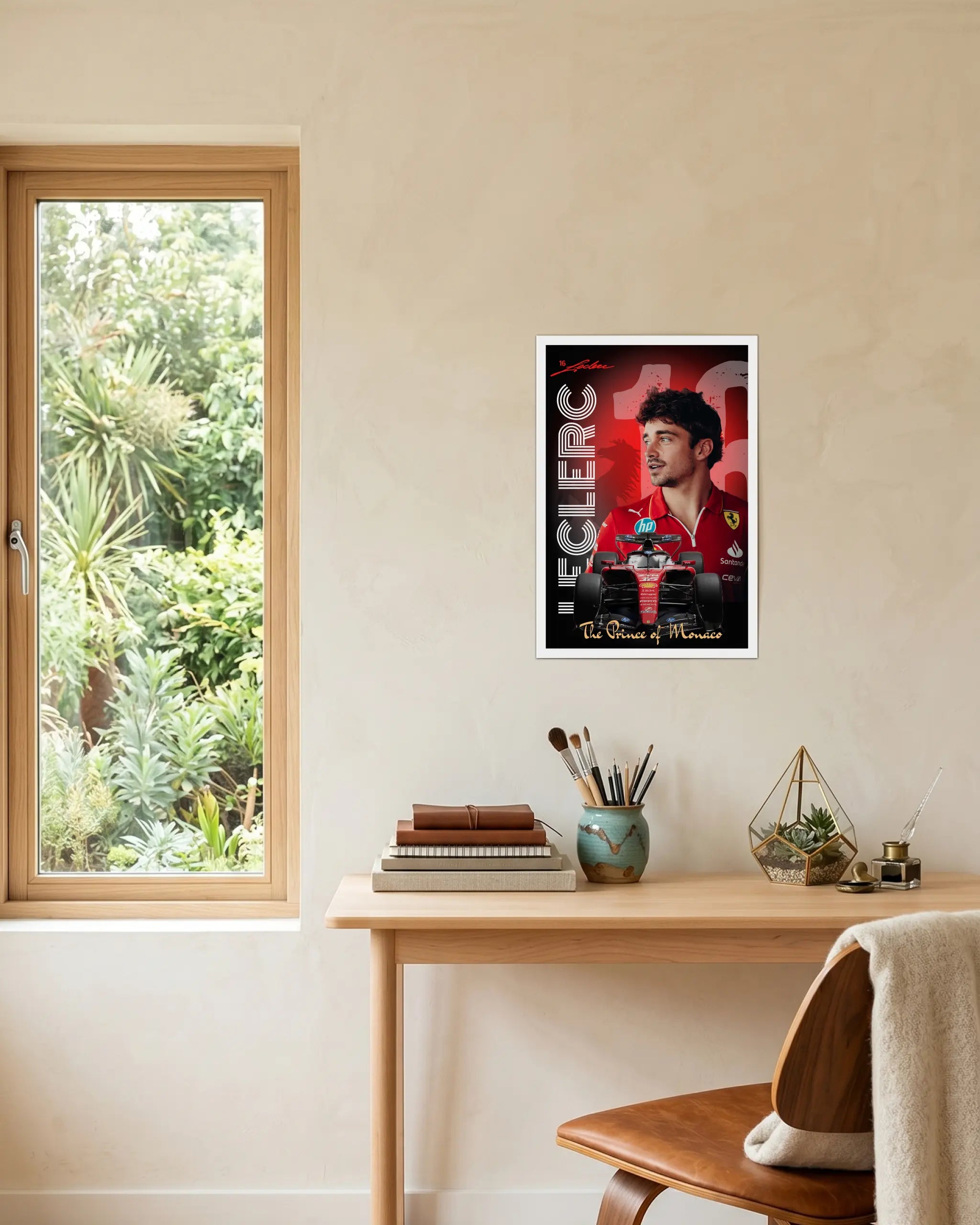 Charles Leclerc Ferrari F1 Poster