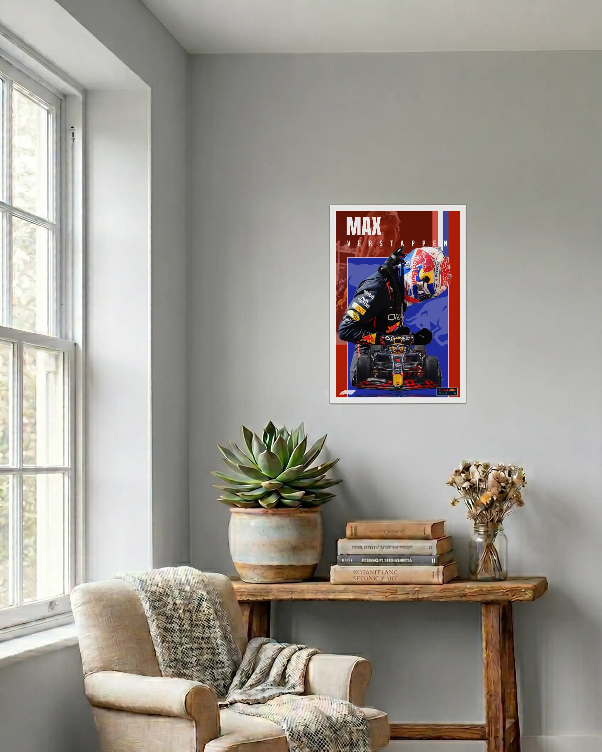 Max Verstappen Red Bull F1 Poster