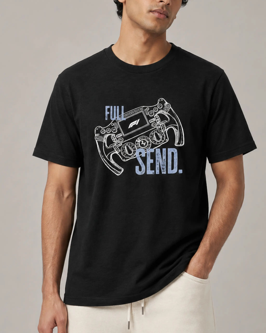 F1 Racing Minimalist Graphic T-shirt