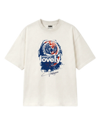 Max Verstappen Simply Lovely Helmet Edition F1 t-shirt | Formula 1 Tshirt India | Unisex Oversized Fit | Off-White Colour | Turn1