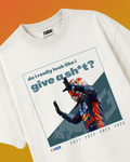 Max Verstappen Attitude Don't Give a Sh*t F1 Unisex Oversized T-shirt Off-White Front View | Turn1 India