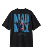 Max_Verstappen Mad Max F1 Oversized Unisex T-shirt Black Colour Back View | Turn1 India
