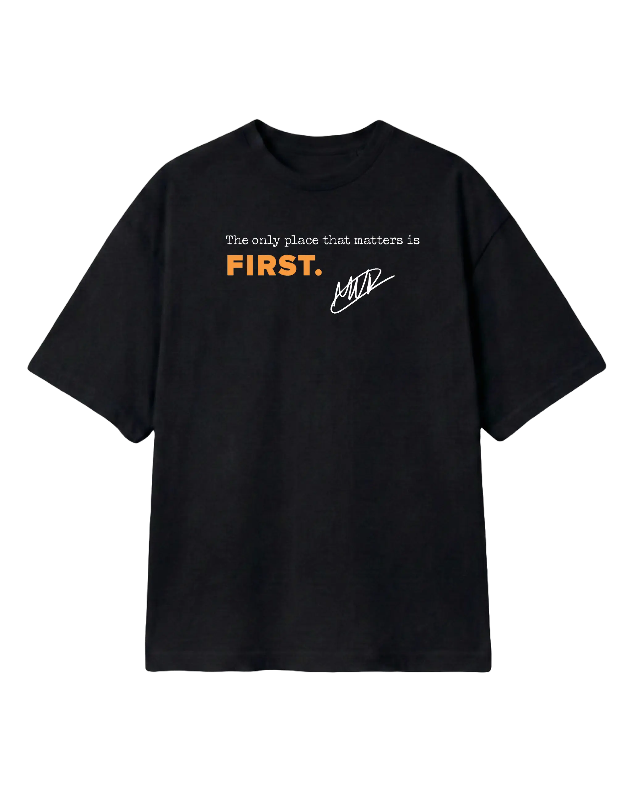 Max Verstappen Mad Max F1 Oversized Unisex T-shirt Black Colour Front View | Turn1 India
