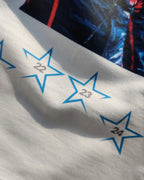 Close-up of Max Verstappen F1 Unisex Oversized T-shirt Off-White Colour | Turn1 India