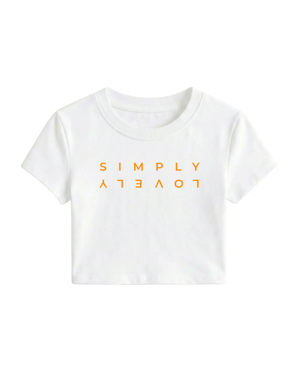 Max Verstappen Simply Lovely Women Crop Top White Front View | Turn1 India