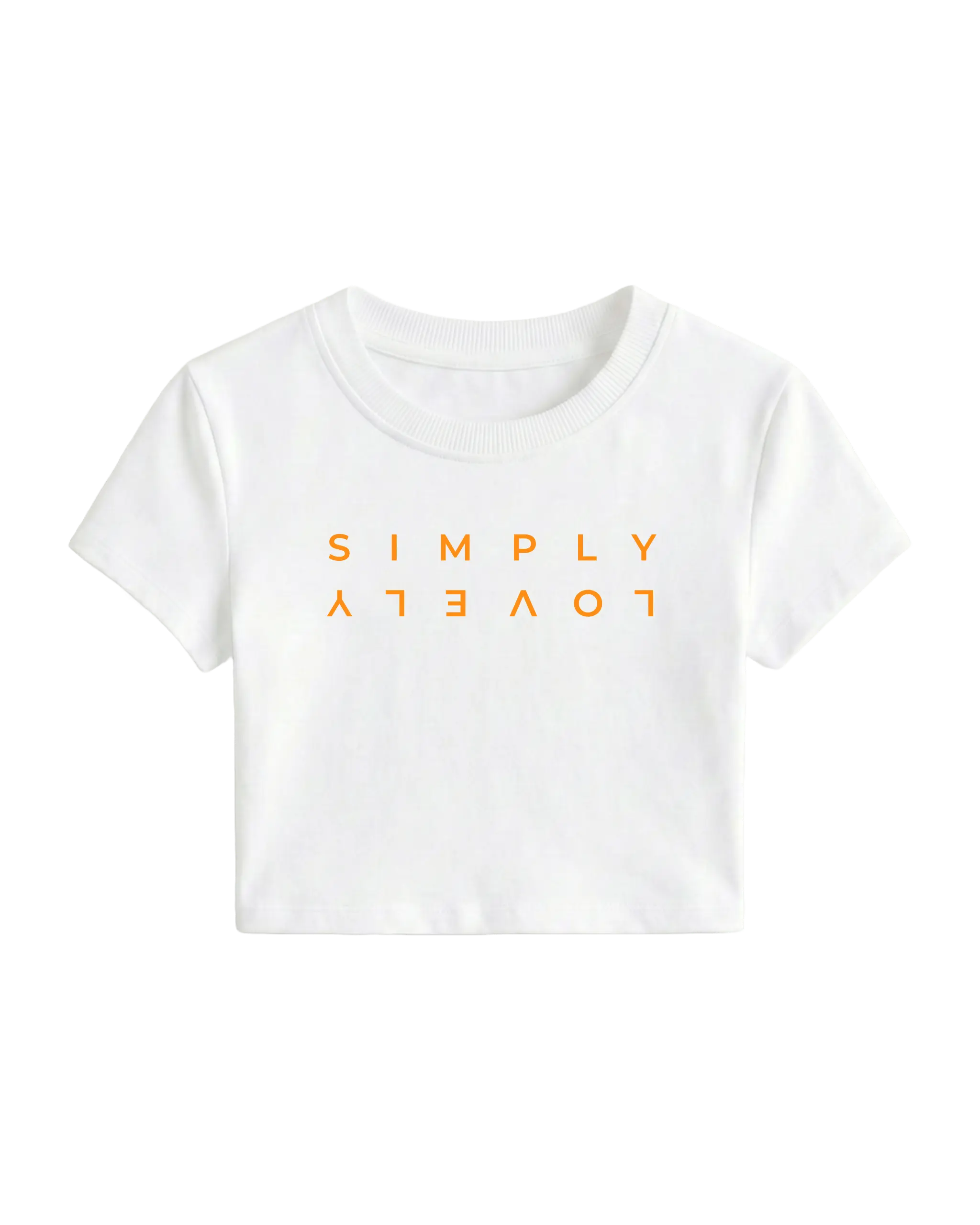 Max Verstappen Simply Lovely Women Crop Top White Front View | Turn1 India