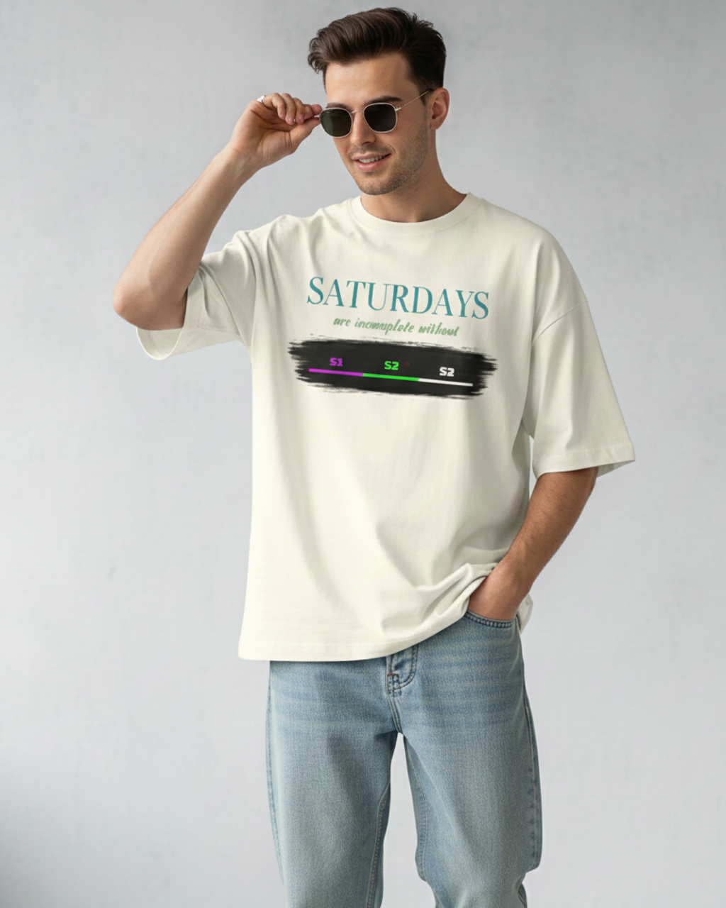 F1 Qualifying Unisex Oversized Tee