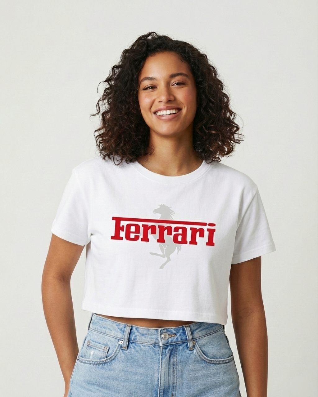 Classic Ferrari Crop Top