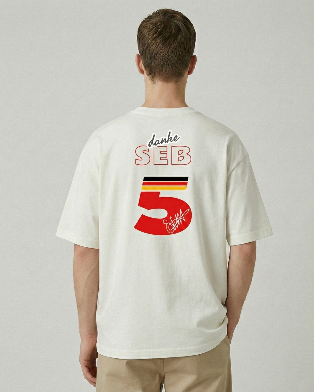 Sebastian Vettel I was Racing F1 Unisex T-shirt