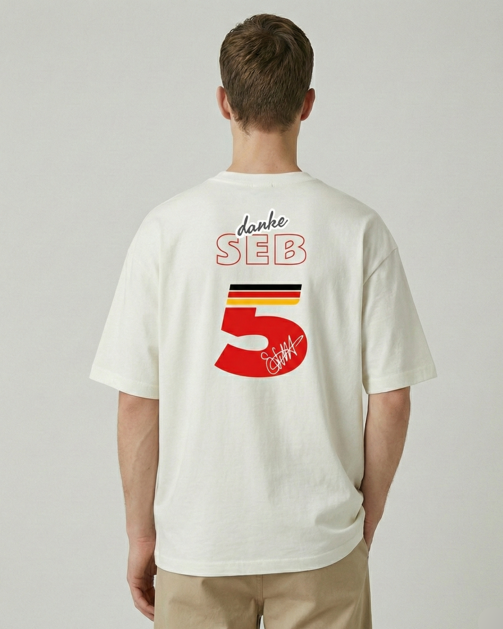 Sebastian Vettel I was Racing F1 Unisex T-shirt